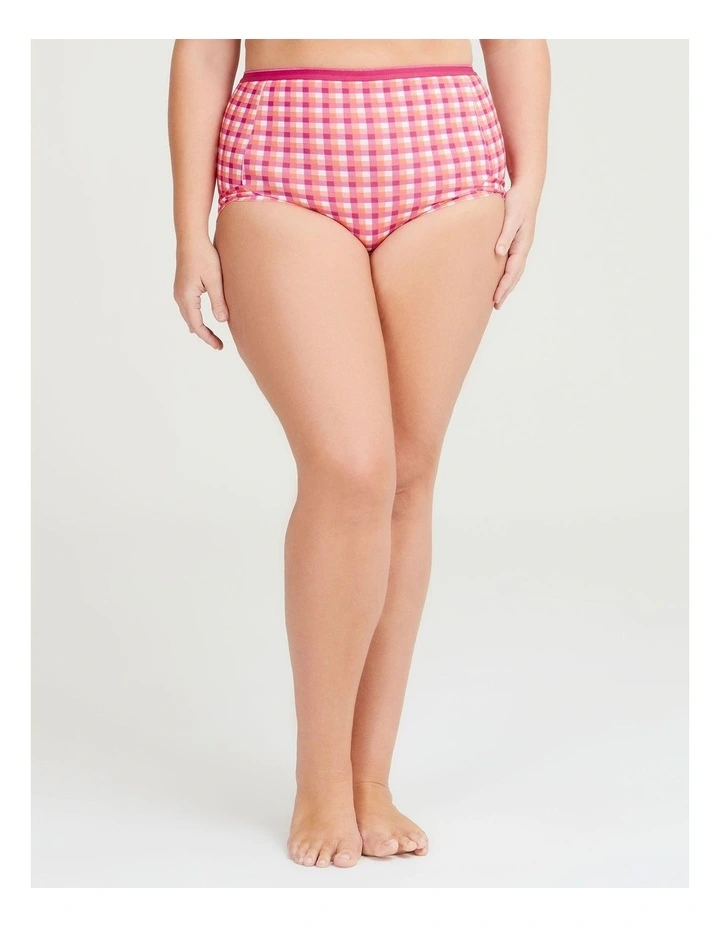 Bamboo Briefs 2 Pack in Gingham image 2