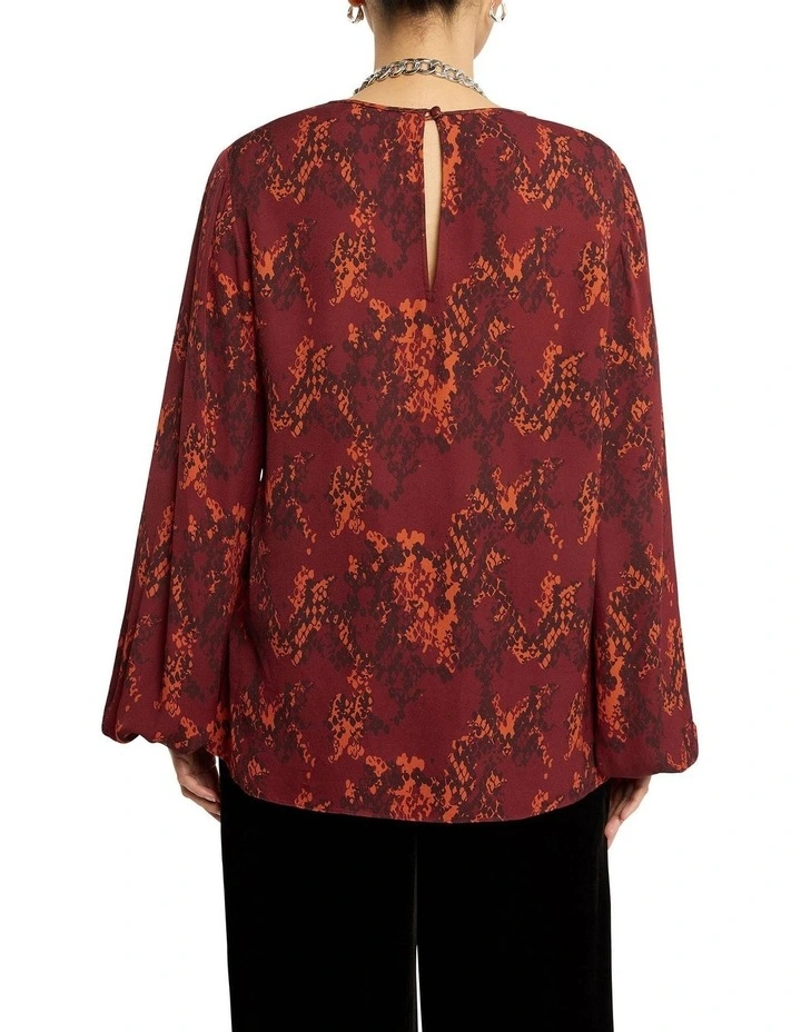 Creature Carry On Blouse in Red image 2
