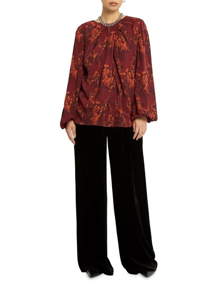Creature Carry On Blouse in Red image 3
