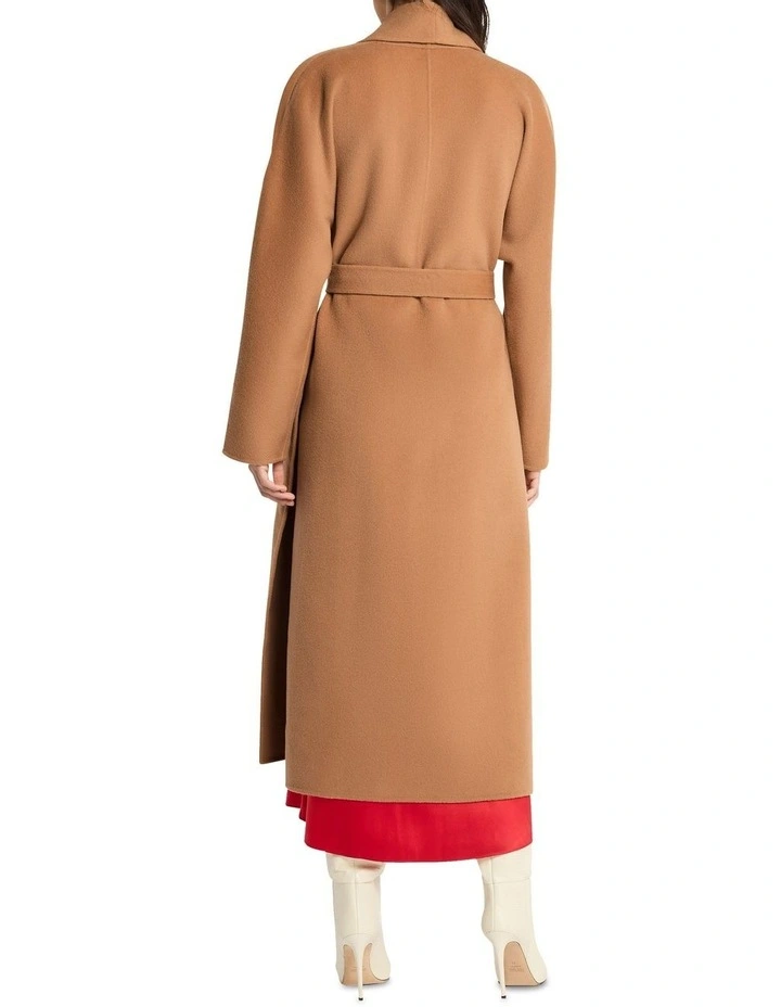 First Class Ticket Coat in Brown image 2