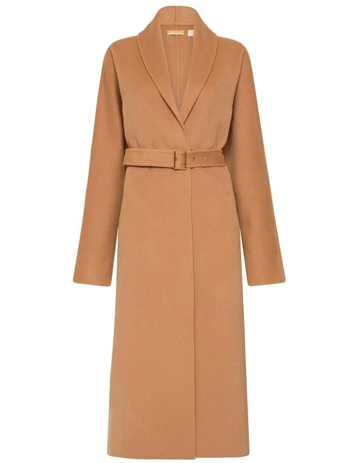First Class Ticket Coat in Brown image 6