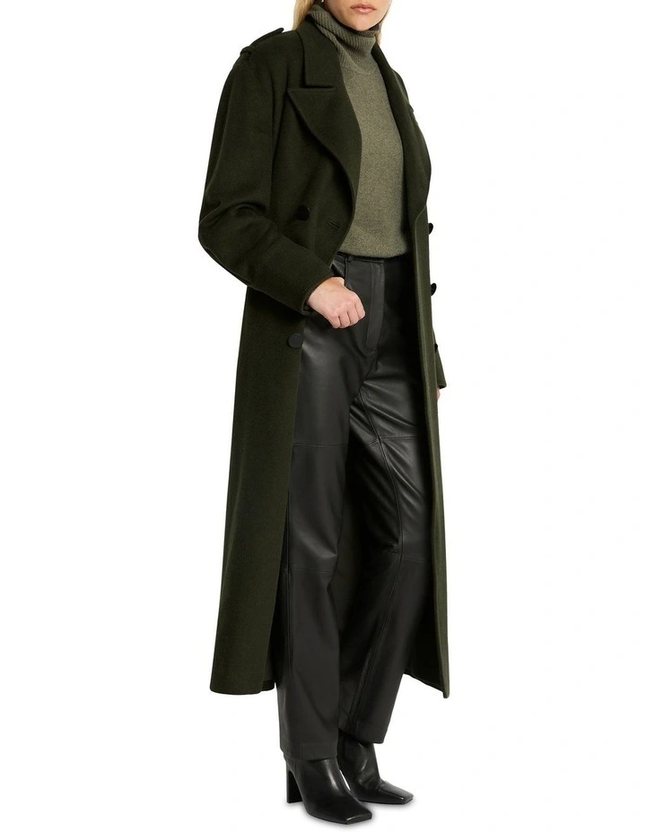 The Precision Coat in Khaki image 4