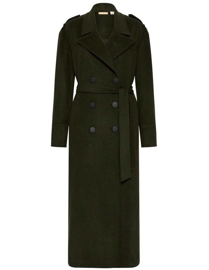 The Precision Coat in Khaki image 6