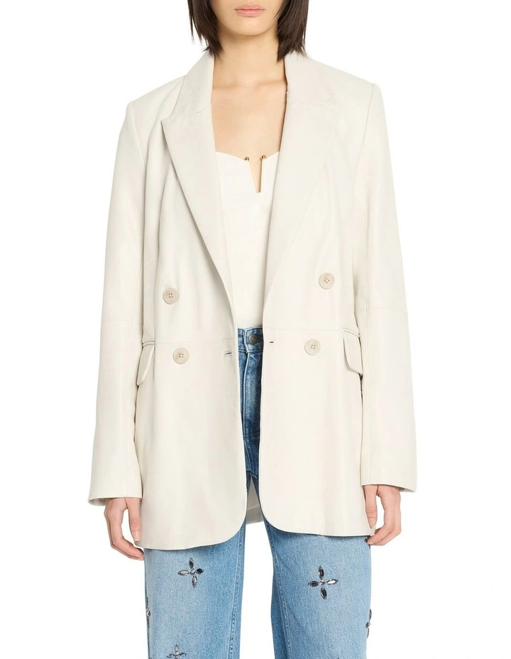 Double Dare Jacket in White image 1