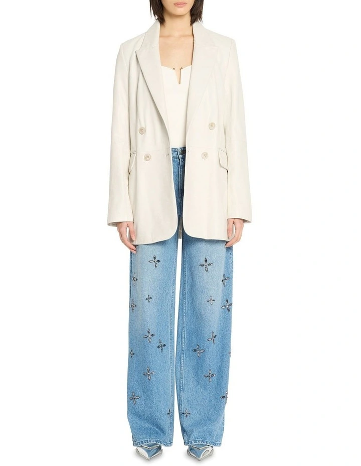 Double Dare Jacket in White image 3