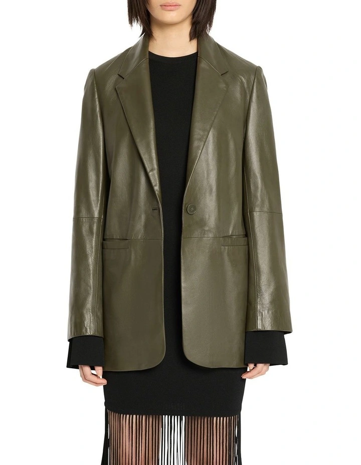 Dream Box Jacket in Khaki image 1