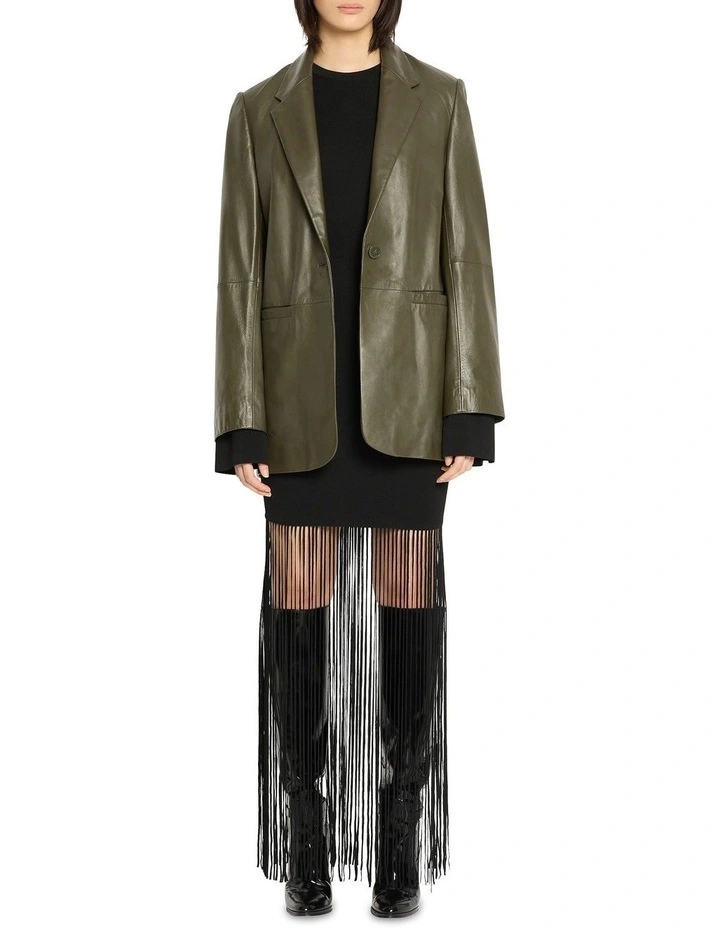 Dream Box Jacket in Khaki image 3
