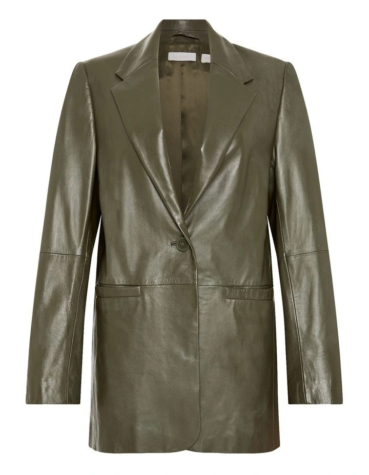 Dream Box Jacket in Khaki image 6