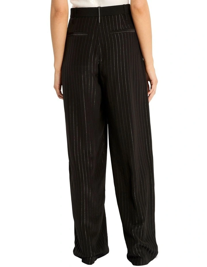 Hour Of The Wolf Pant in Black/ Silver image 2