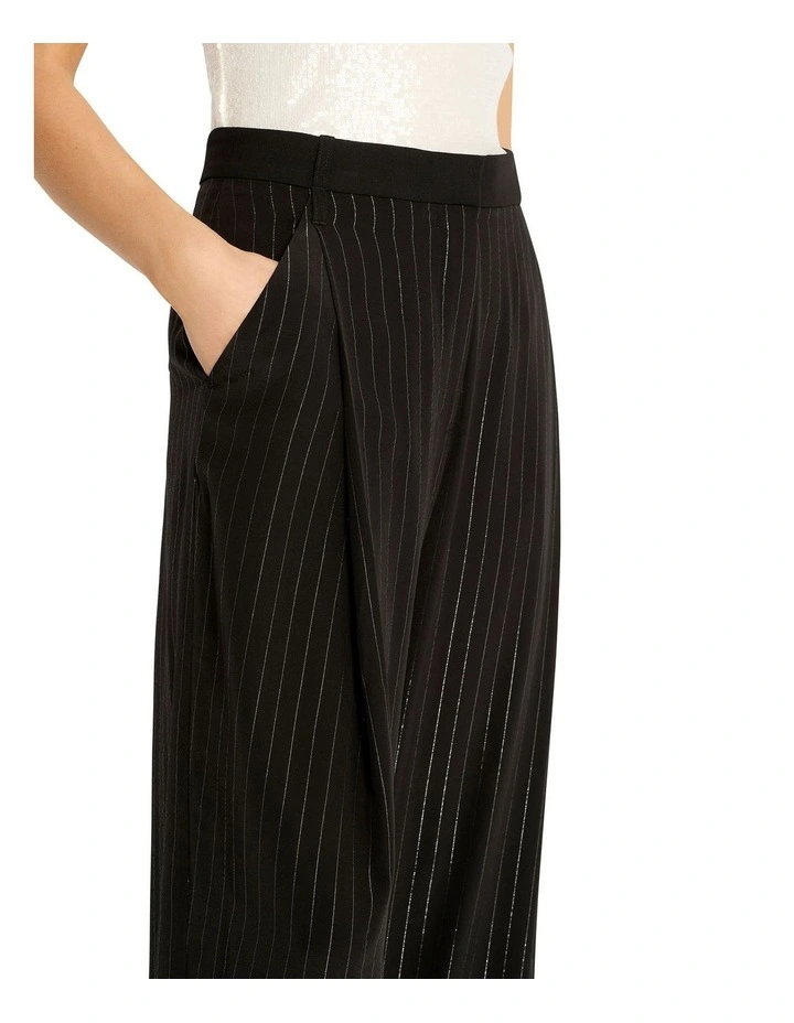 Hour Of The Wolf Pant in Black/ Silver image 5
