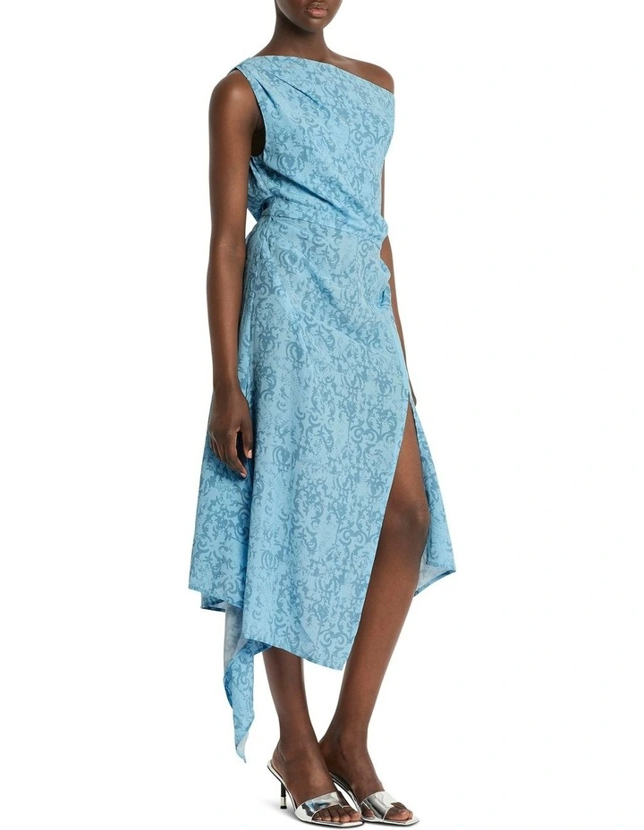 Ruins Of Paradise Dress in Blue image 3