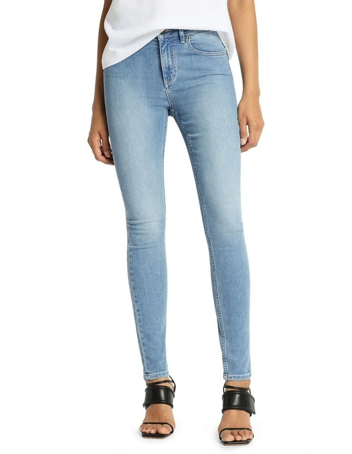 Maeve Stretch Skinny Jean in Light Blue image 3