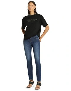 Maeve Stretch Skinny Jeans in Indigo