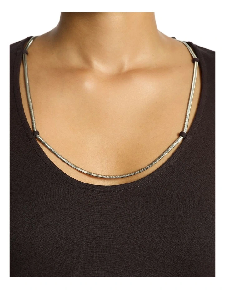 Chain Reaction Jersey Top in Kalamata image 4