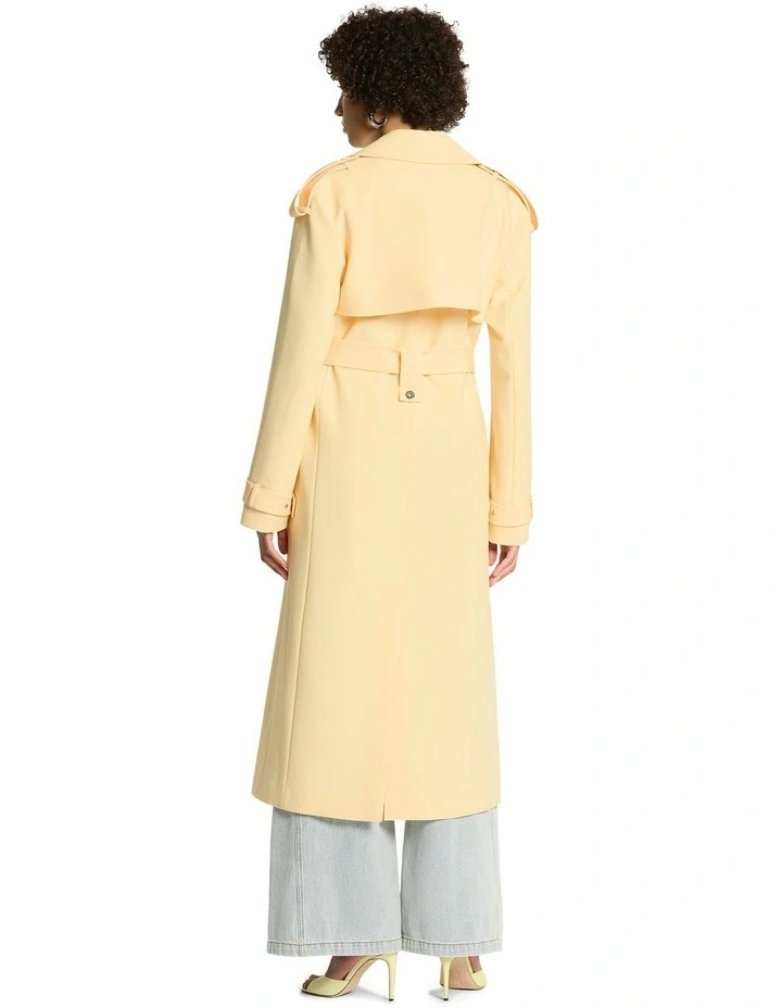 Nero Trench Coat in Butter image 2