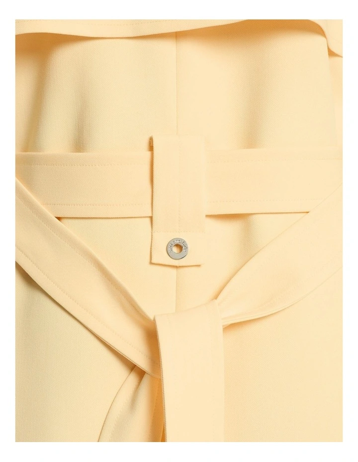 Nero Trench Coat in Butter image 4
