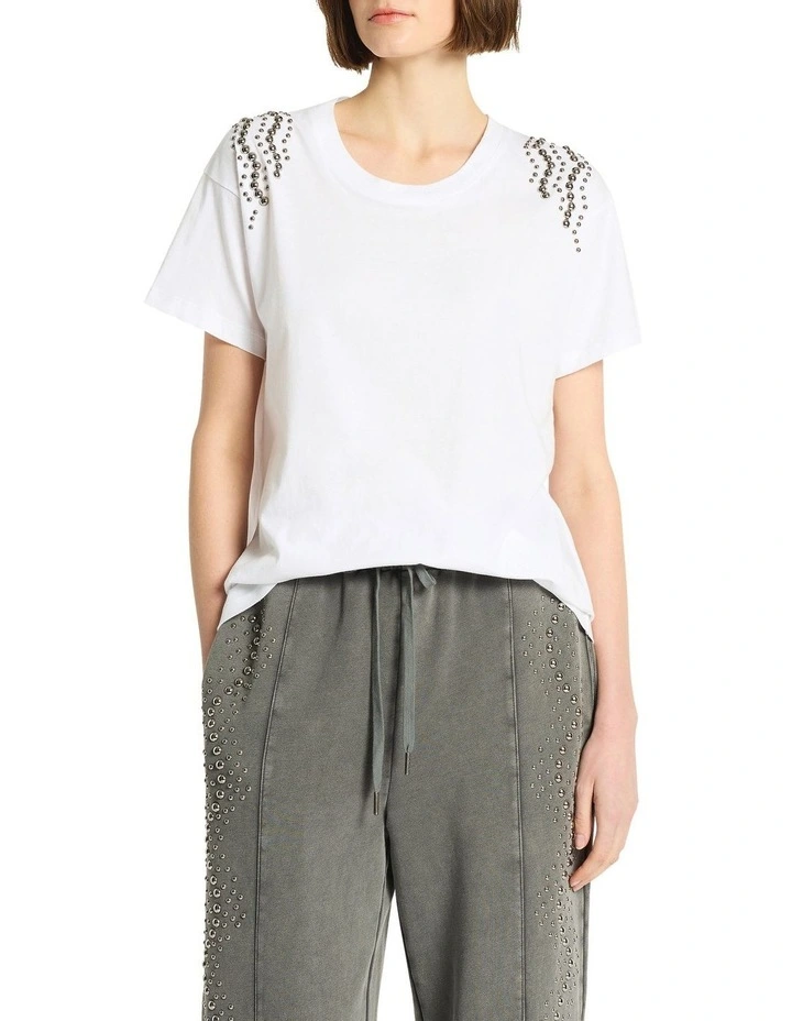 Raceway Tee in White image 3