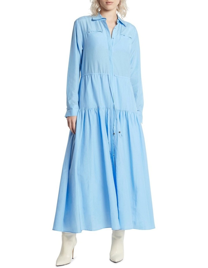 The Weather Shirt Dress Sky Blue