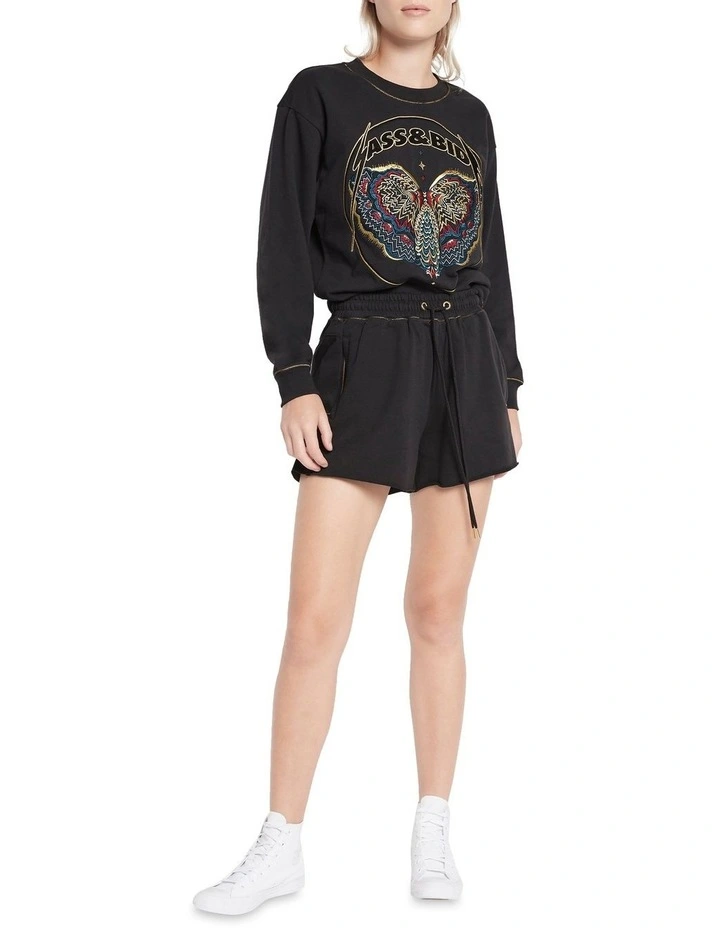 Find Your Wings Relaxed Fit Short Faded Black image 1