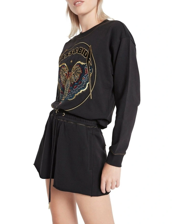 Find Your Wings Relaxed Fit Short Faded Black image 3