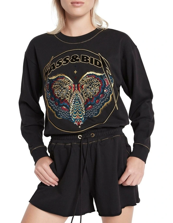 Find Your Wings Relaxed Fit Short Faded Black image 4