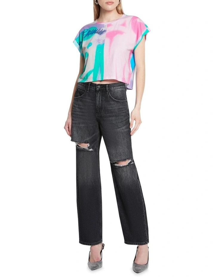 Night Raid Graffiti Print Tee Multi image 1