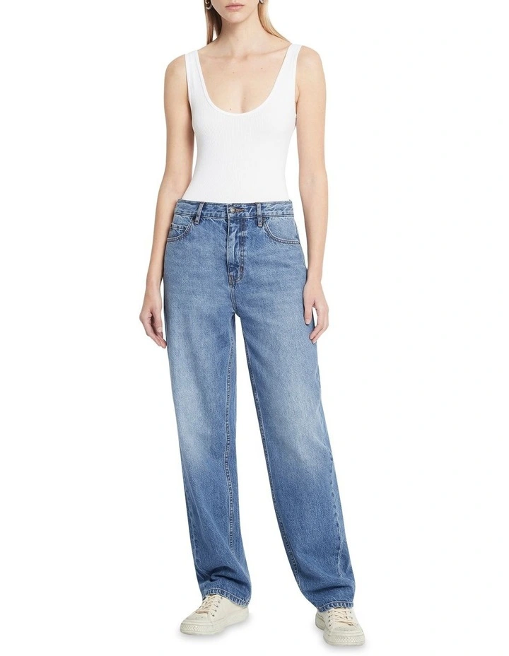 Stolen Boyfriend Jean in Washed Indigo image 1