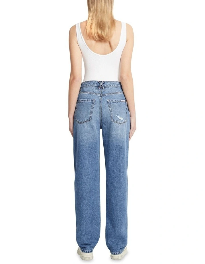 Stolen Boyfriend Jean in Washed Indigo image 2