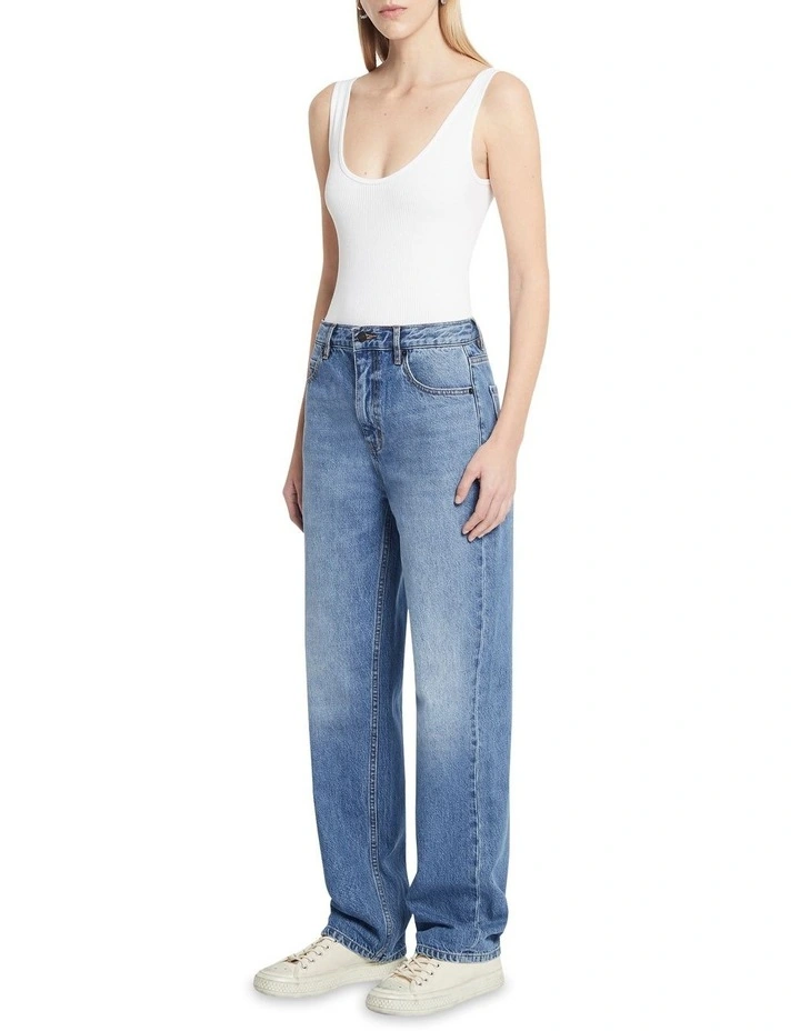 Stolen Boyfriend Jean in Washed Indigo image 3