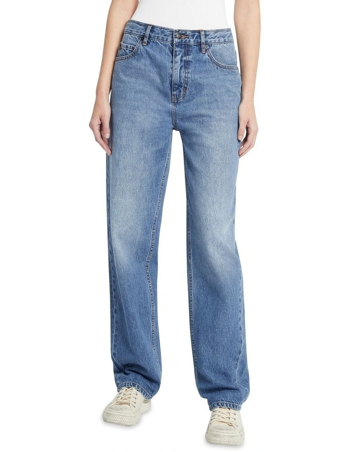 Stolen Boyfriend Jean in Washed Indigo image 4