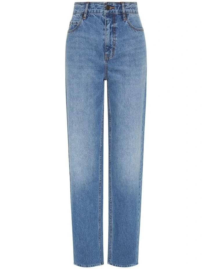 Stolen Boyfriend Jean in Washed Indigo image 7