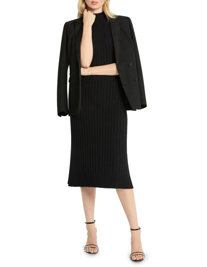 Paradise Pop Midi Dress in Black image 5