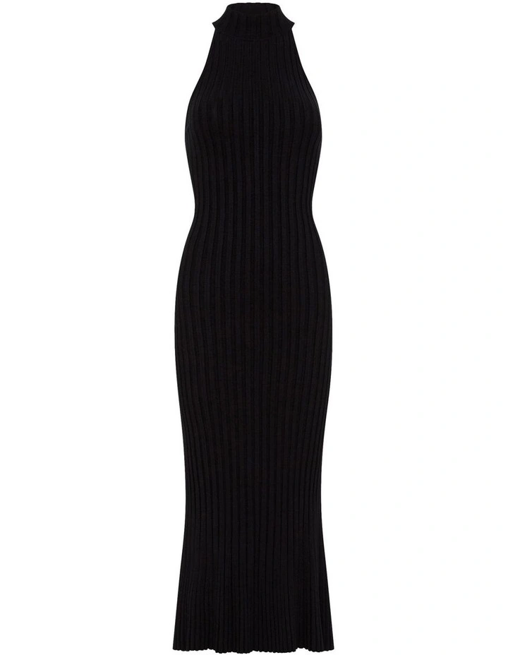 Paradise Pop Midi Dress in Black image 6