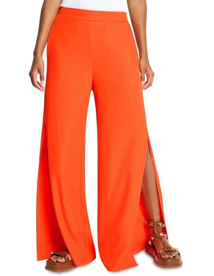 The Opening Wide Leg Pant in Orange image 4