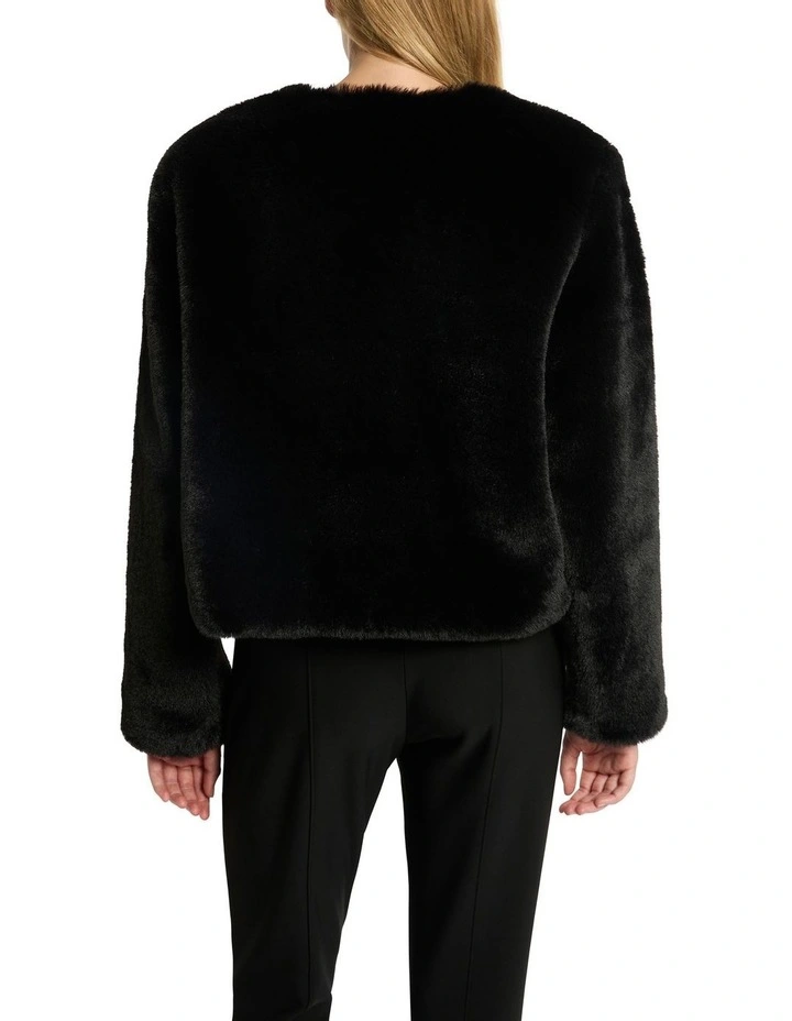 Chubby Hug Coat in Black image 2