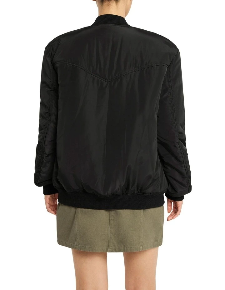 True Pride Bomber Jacket in Black image 2