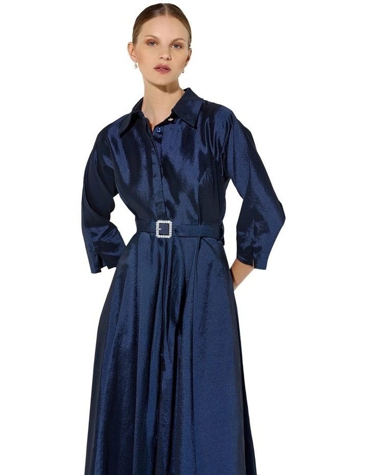 Baci Skirt Dress in Blue image 4