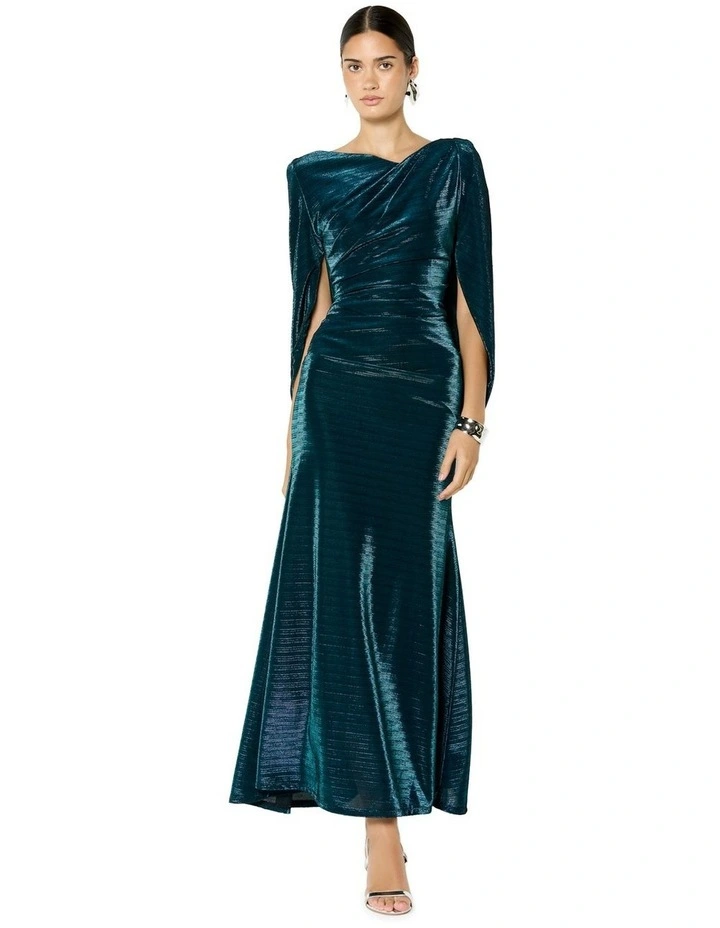 Sydney Metallic Gown in Grey image 1