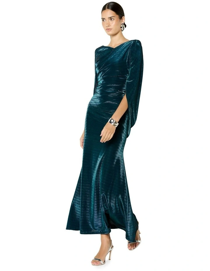 Sydney Metallic Gown in Grey image 3