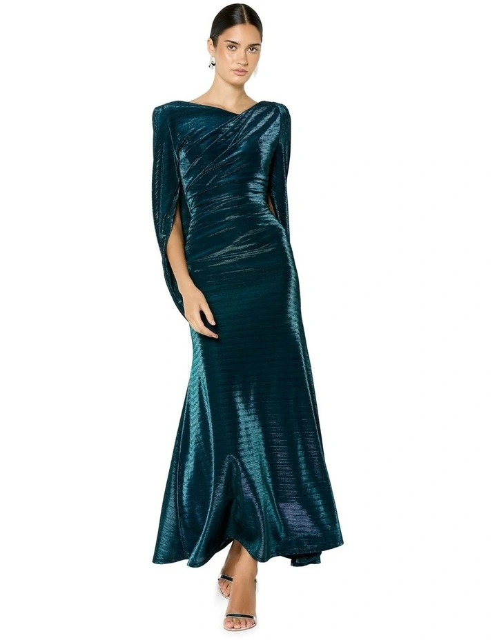Sydney Metallic Gown in Grey image 5