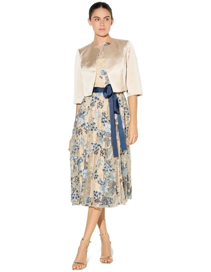 Carina Cropped Bolero in Mink image 3