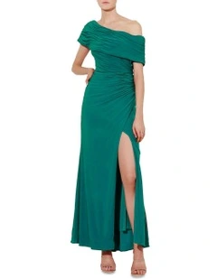 Odessa Gown in Emerald