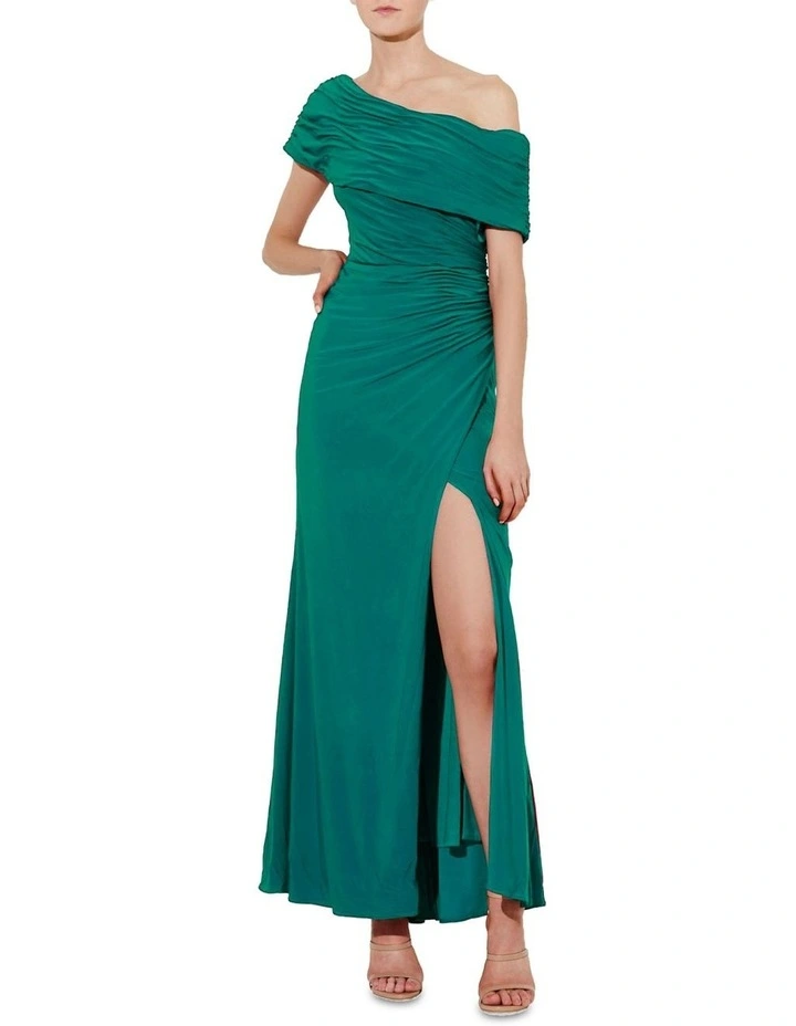 Odessa Gown in Emerald image 1