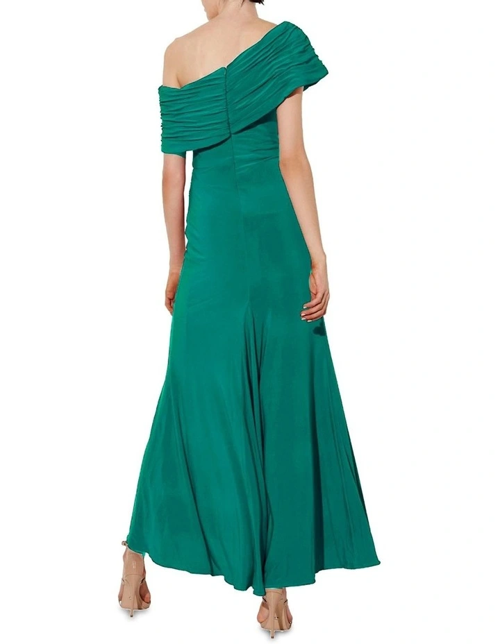 Odessa Gown in Emerald image 3