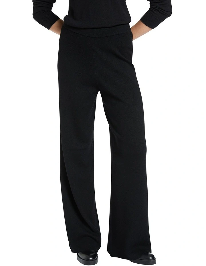 Miayim Knit Pant in Black image 1