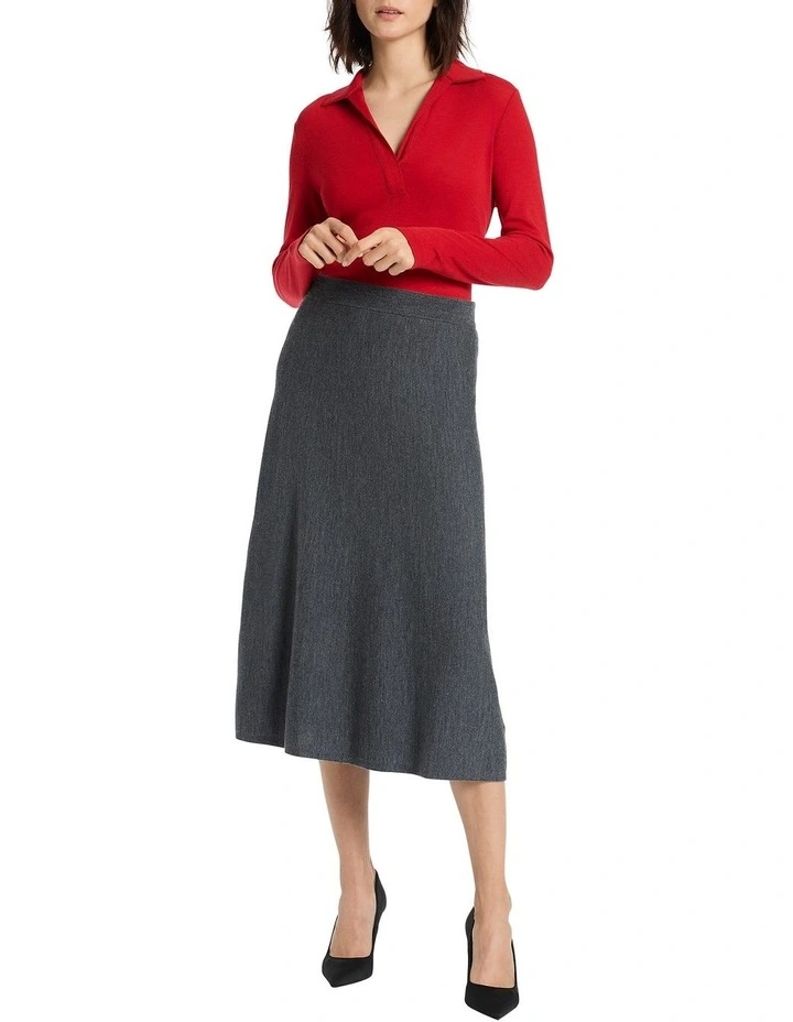 Francesca Babywool Polo in Cranberry image 2