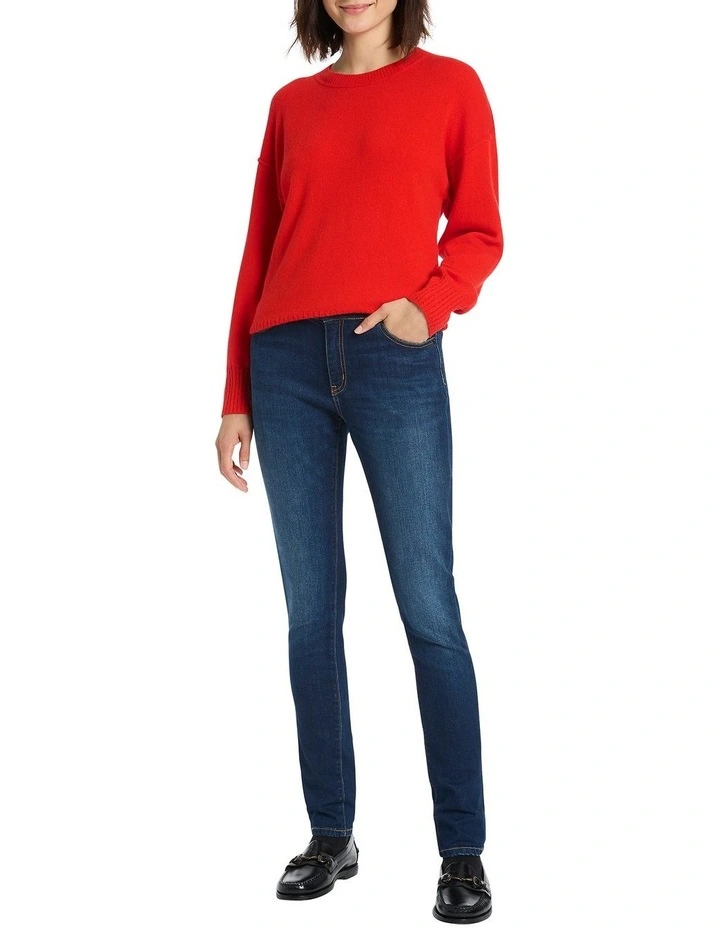 Kourtney Cashmere Knit in Saffron image 2