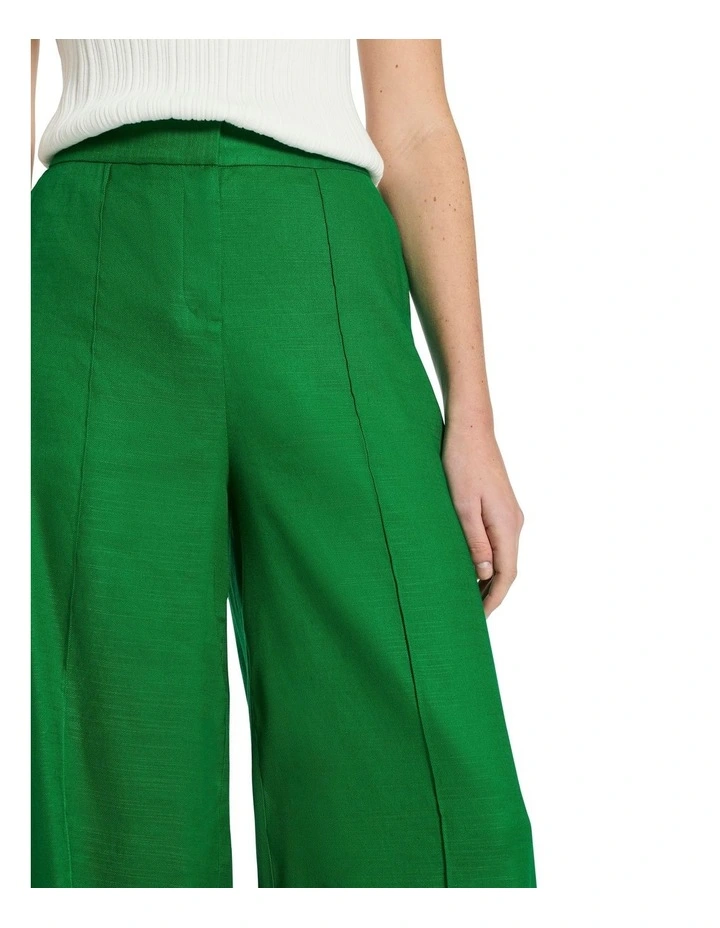 Trinder Wide Leg Pant in Emerald image 4