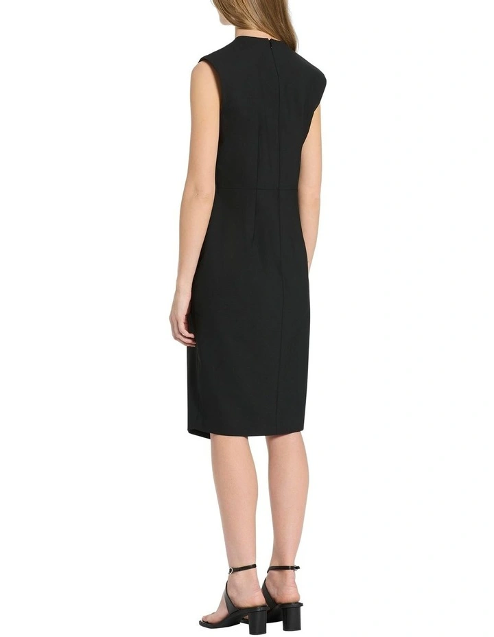 Stella Tuxedo Dress in Black image 3