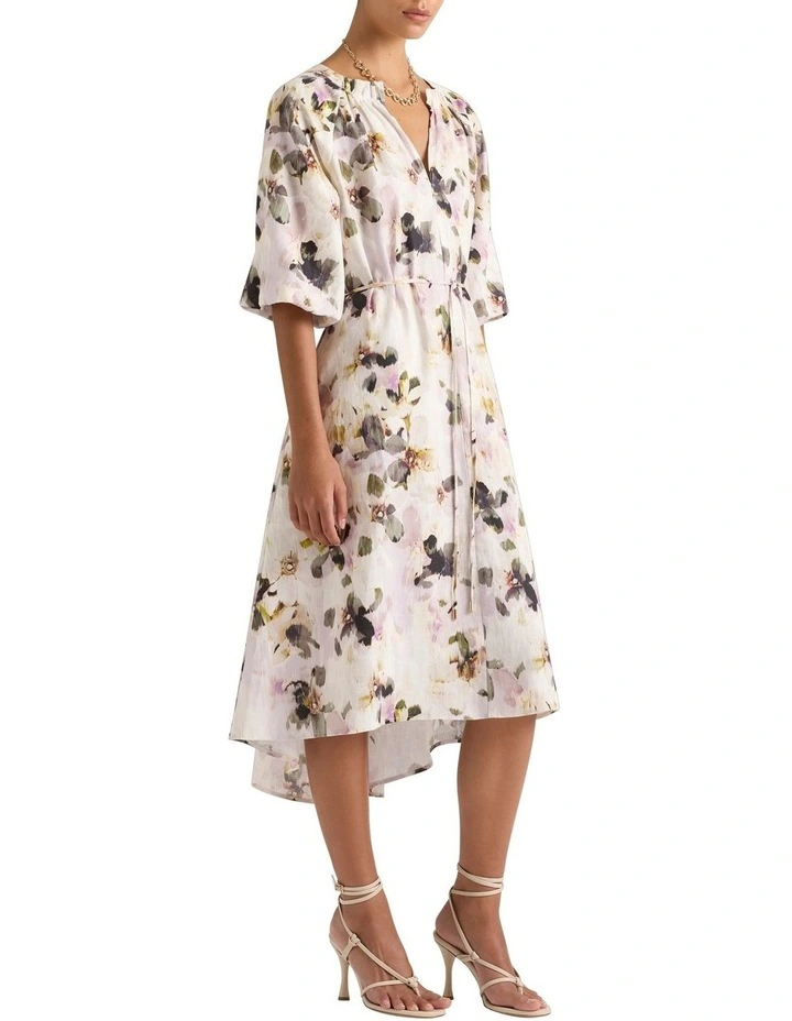 Olenna Midi Dress in Wisteria Multi image 2
